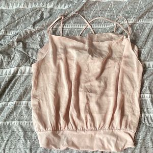 Express bodysuit dusty pink